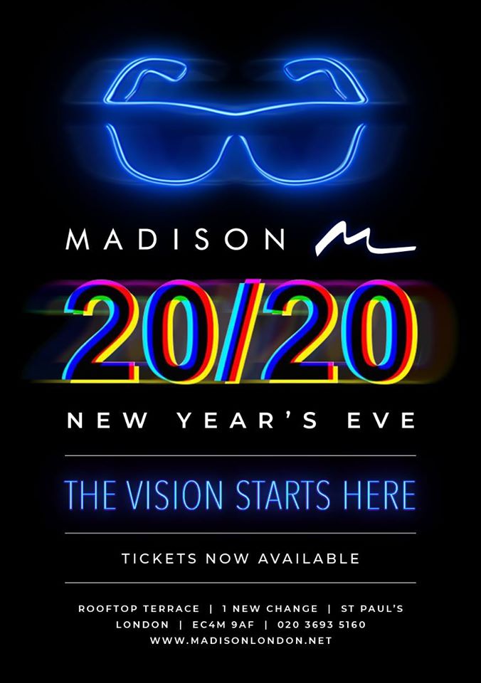 New Year's Eve 2019 at Madison London