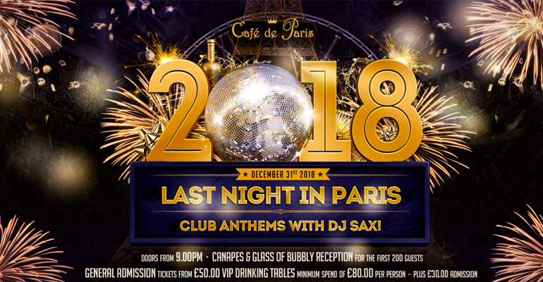 cafe international new years eve 2018