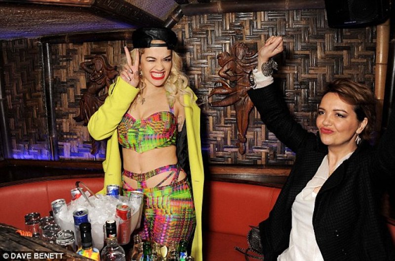 Rita Ora Mahiki Mayfair London