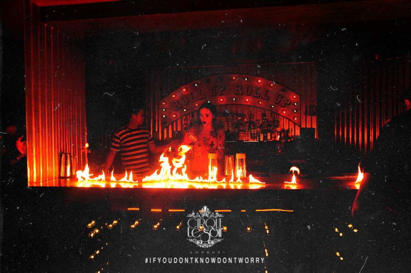 Fire Shows Cirque le Soir