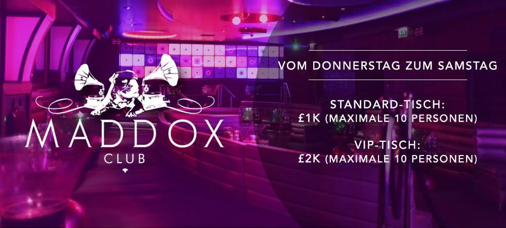 Maddox vip-tische