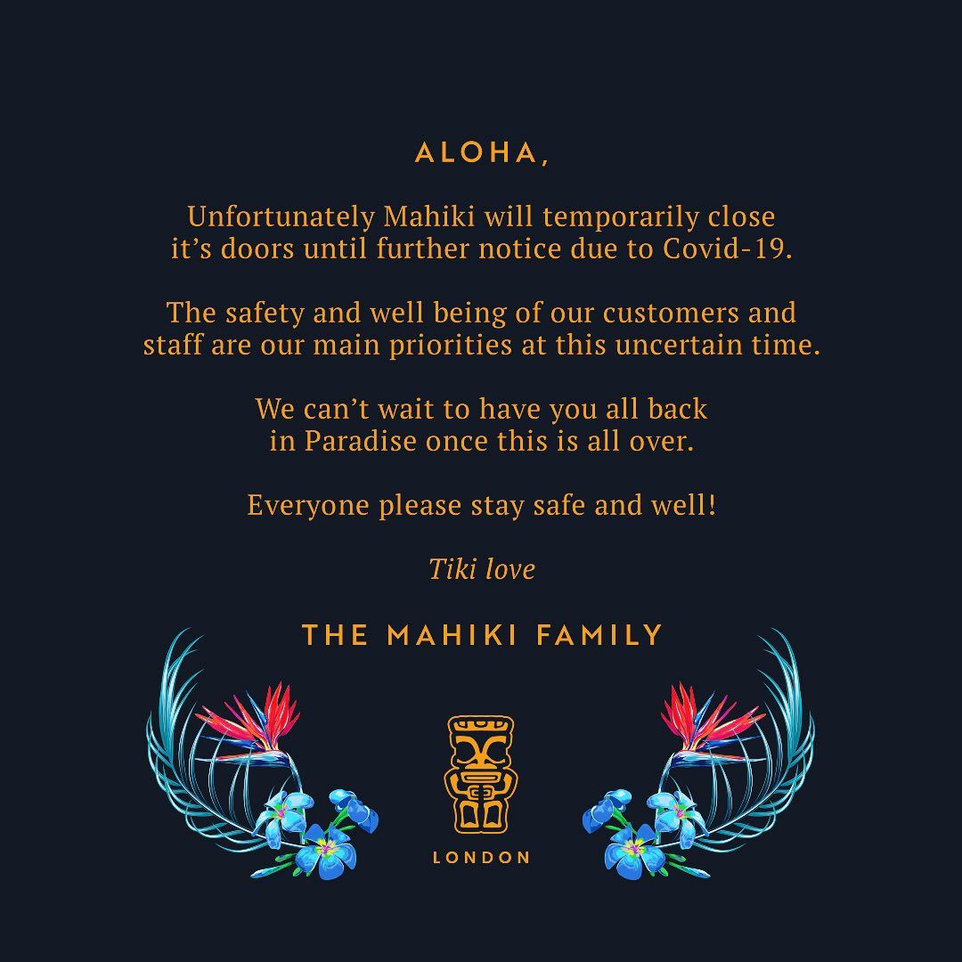 Mahiki Closed