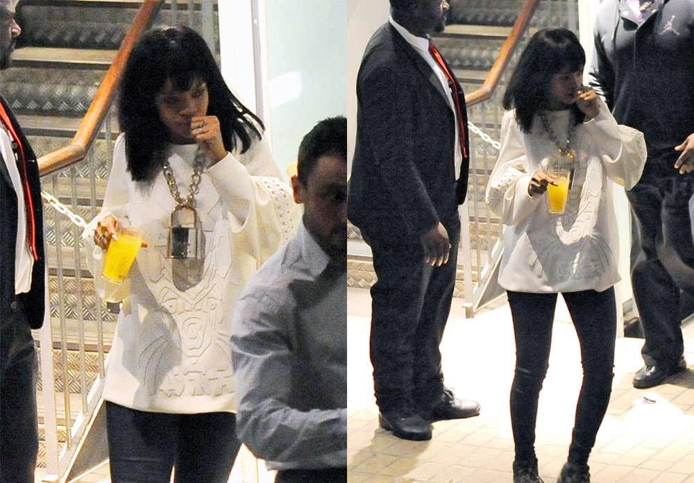 Rihanna Cirque le Soir London