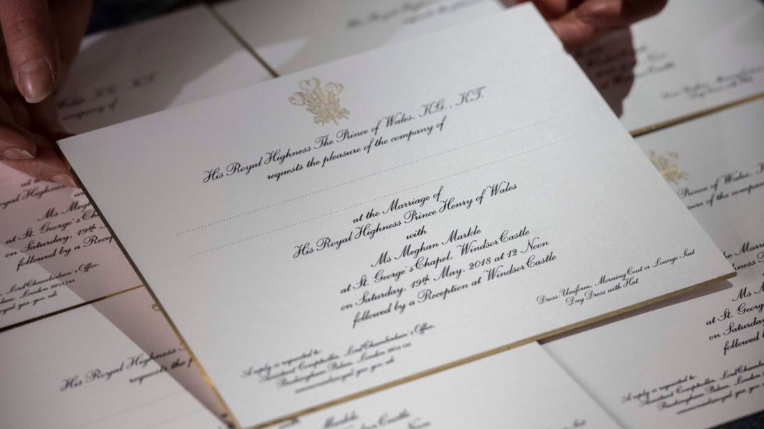 Royal Wedding Invitations