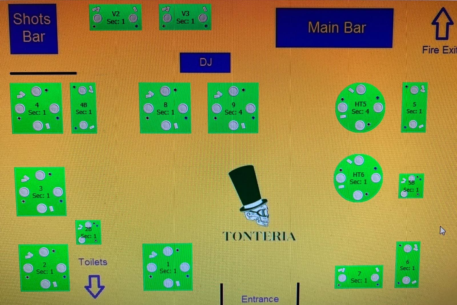 Table Map Tonteria London