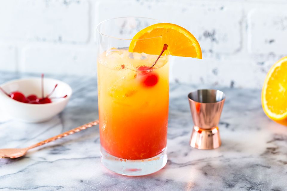 Tequila Sunrise Drink