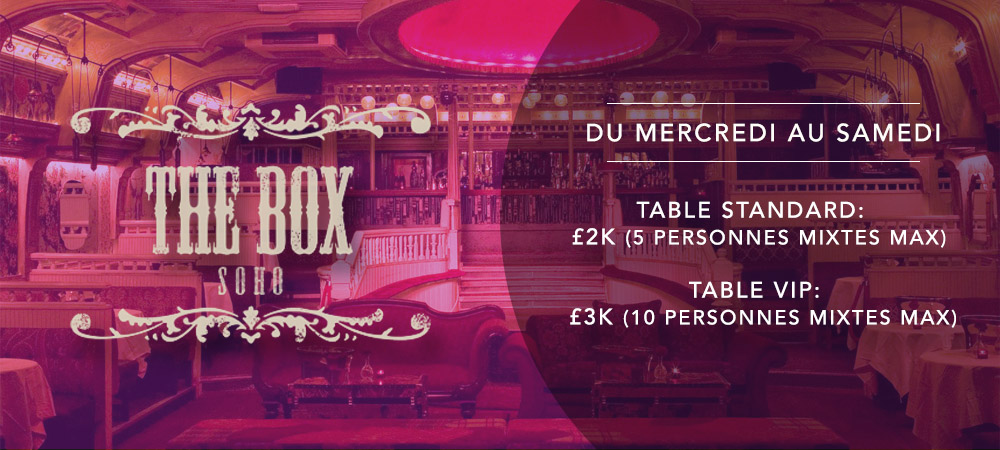 Réservation de Table VIP à LONDRES