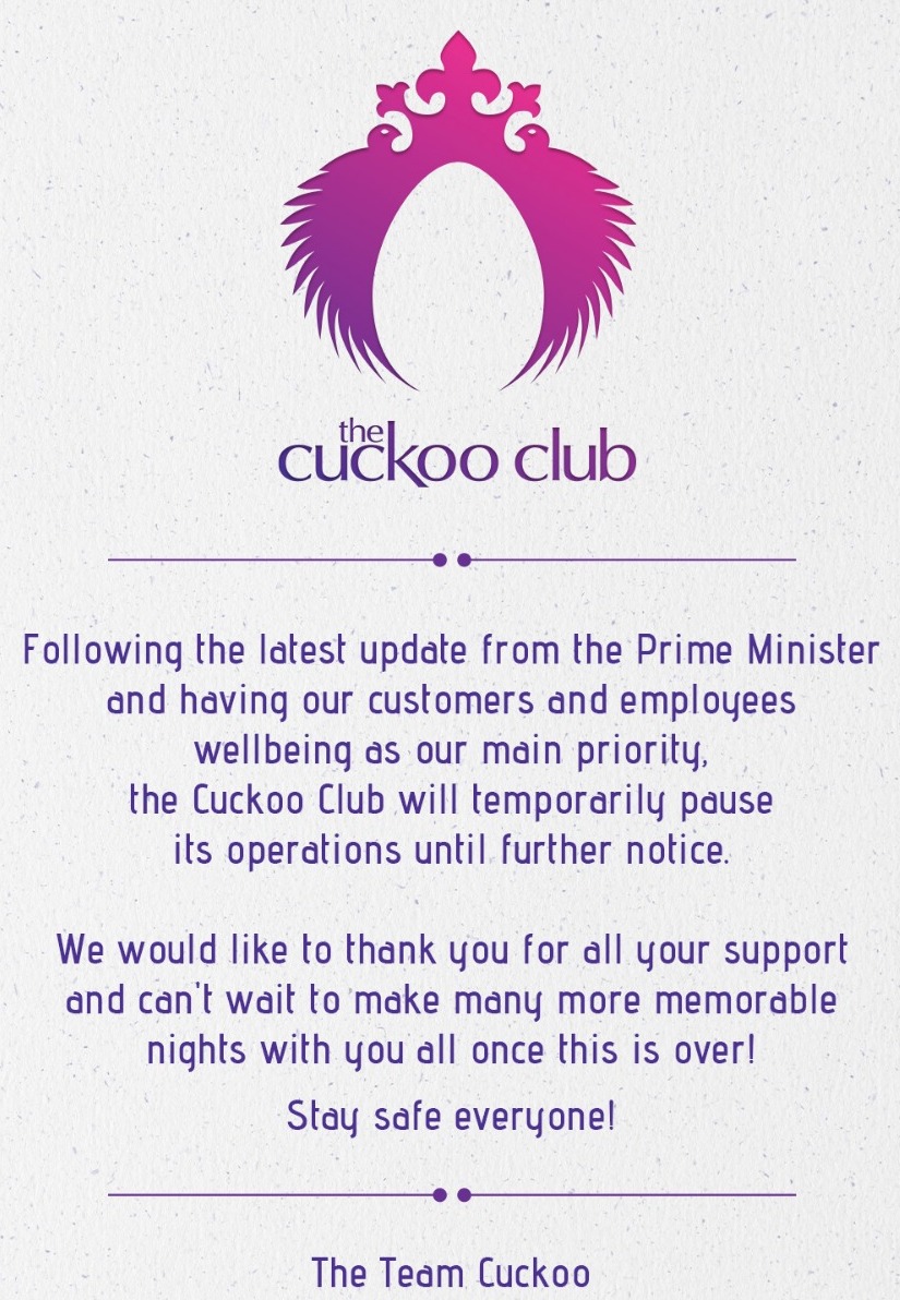 Cuckoo Closed Announcement
