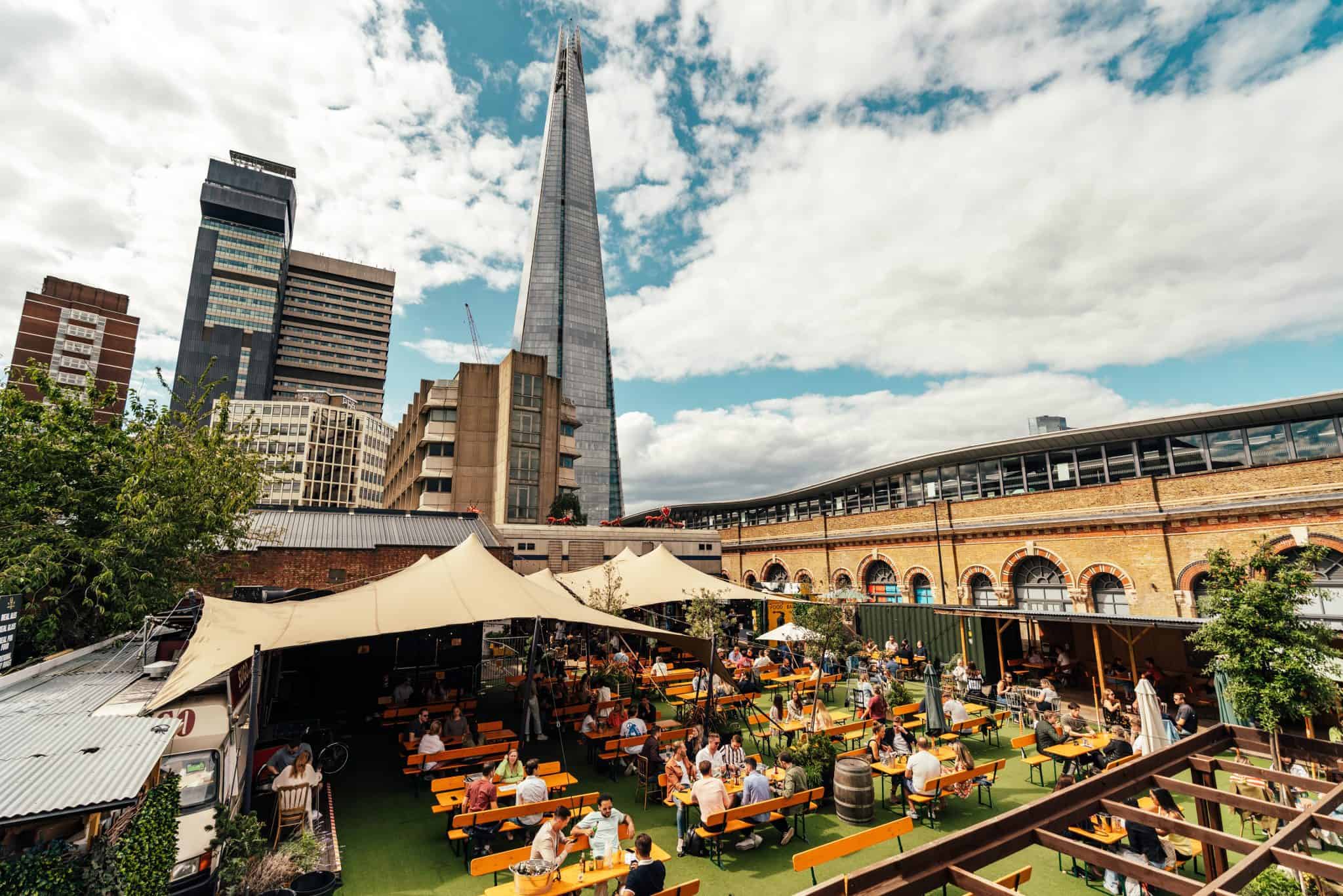 beer garden london