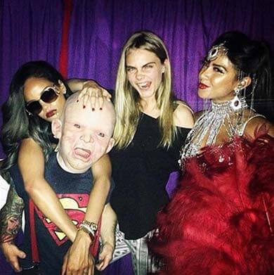 rihanna and cara cirque le soir