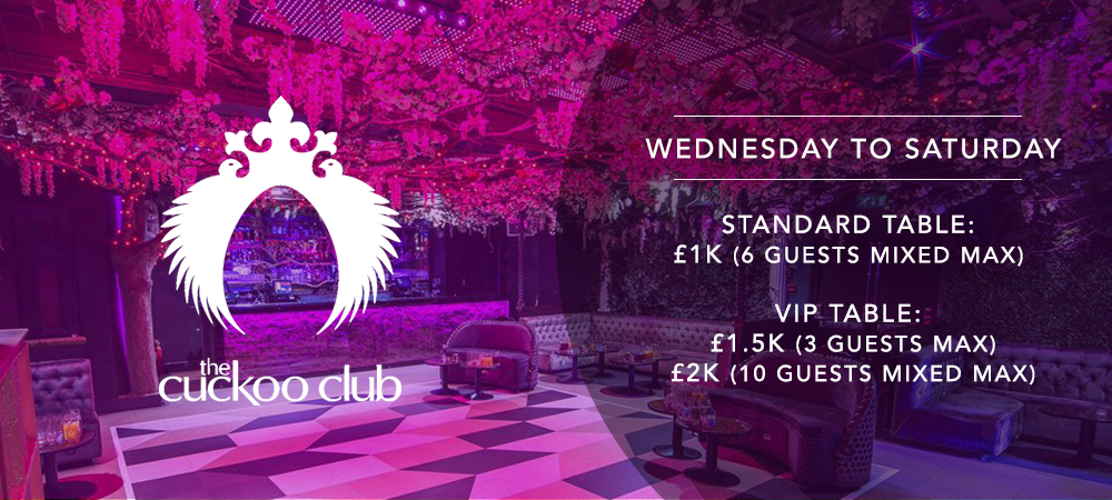 Cuckoo VIP Table