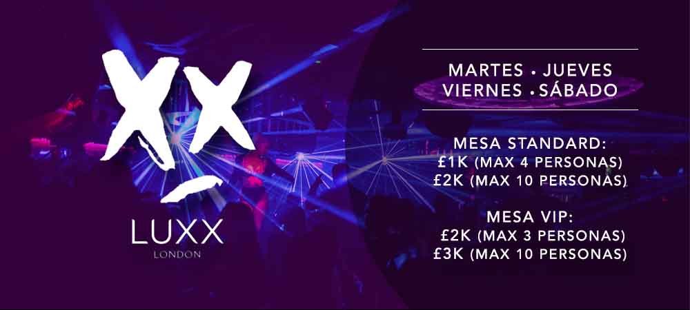 luxx mesa vip