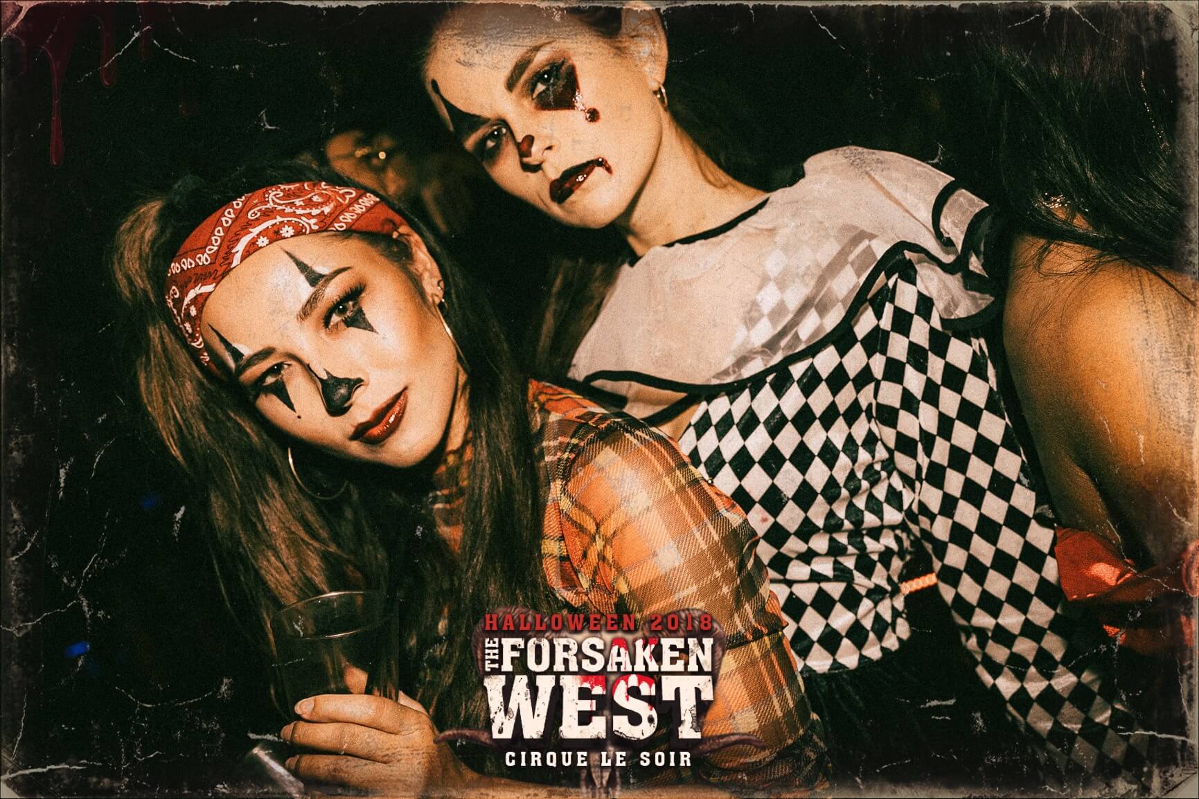 cirque le soir halloween