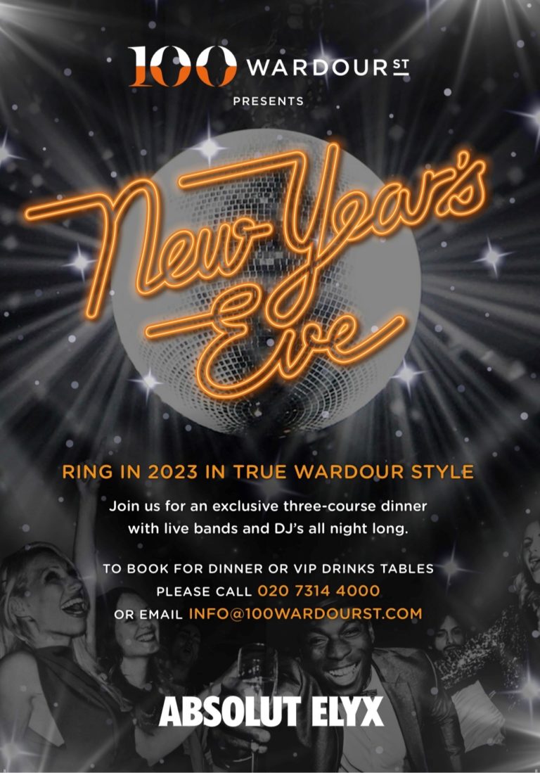 New Years Eve 100 Wardour